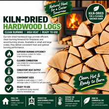 Load image into Gallery viewer, Kiln-Dried Hardwood Logs – Premium Firewood for Stoves & Fireplaces-Eclipse Fencing