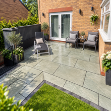 Load image into Gallery viewer, Kota Blue Limestone 600mm x 900mm x 22mm – Premium Natural Stone Paving-Eclipse Fencing