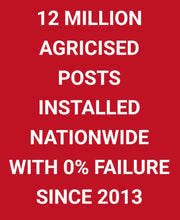 Load image into Gallery viewer, Machined Rounds Agricised Unipost Pointed – UC4 Pressure-Treated Timber, 10% off at Checkout.-Eclipse Fencing