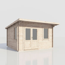 Load image into Gallery viewer, Pent Log Cabin - 28mm-Eclipse Fencing
