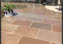 Load image into Gallery viewer, Raj Blend 900mm x 600mm Calibrated 22mm Paving Slabs – Premium Natural Stone-Eclipse Fencing