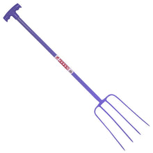 Load image into Gallery viewer, Red Gorilla 4 Prong Manure Fork with T Handle Durable Stable & Paddock Tool-Eclipse Fencing