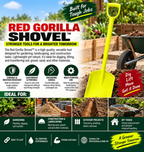 Load image into Gallery viewer, Red Gorilla Shovel™ – Durable, Lightweight Shovel for Gardening & Construction-Eclipse Fencing