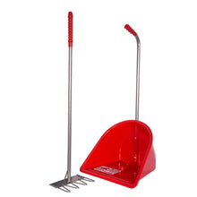Load image into Gallery viewer, Red Gorilla Traditional Tidee™ with Rake Compact Stable & Garden Cleaning Set-Eclipse Fencing