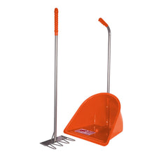 Load image into Gallery viewer, Red Gorilla Traditional Tidee™ with Rake Compact Stable & Garden Cleaning Set-Eclipse Fencing