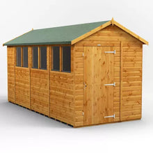 Load image into Gallery viewer, Apex Shed T&G – Customisable Garden Shed with Tongue & Groove Cladding, Heavy-Duty Framing & Fast Delivery-Eclipse Fencing