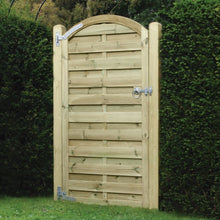 Load image into Gallery viewer, Arched Horizontal Garden Gate – 1.8m x 0.9m Durable Pressure-Treated Timber-Eclipse Fencing