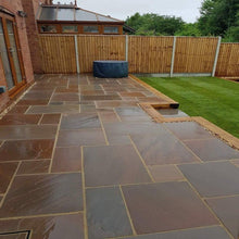 Load image into Gallery viewer, Autumn Blend Calibrated 22mm Patio Pack – Natural Stone Patio Paving-Eclipse Fencing