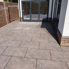 Load image into Gallery viewer, Autumn Bronze Porcelain Paving Slabs 600mm x 900mm x 20mm – Stylish Patios & Driveways-Eclipse Fencing