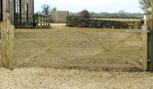 Load image into Gallery viewer, Field Gate 5 Bar Forester Style – CHARLTONS – Durable Wooden Gate for Gardens, Driveways & Fields-Eclipse Fencing