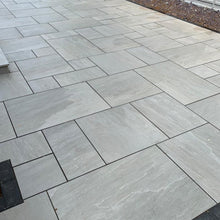 Load image into Gallery viewer, Kandla Grey Porcelain Mixed Sizes x 20mm – Durable Outdoor Paving Tiles-Eclipse Fencing