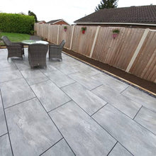 Load image into Gallery viewer, Magnum Grey Porcelain 1200mm x 600mm x 20mm – Large Outdoor Paving Slabs-Eclipse Fencing