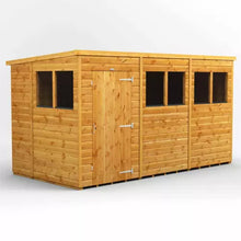 Load image into Gallery viewer, Pent Shed T&G – Customisable Garden Shed with Tongue & Groove Cladding, Heavy-Duty Framing & Quick Delivery-Eclipse Fencing