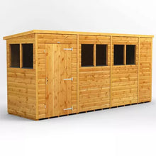 Load image into Gallery viewer, Pent Shed T&G – Customisable Garden Shed with Tongue & Groove Cladding, Heavy-Duty Framing & Quick Delivery-Eclipse Fencing
