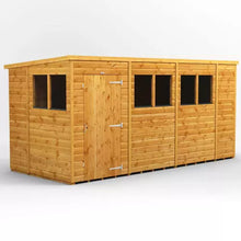 Load image into Gallery viewer, Pent Shed T&G – Customisable Garden Shed with Tongue & Groove Cladding, Heavy-Duty Framing & Quick Delivery-Eclipse Fencing