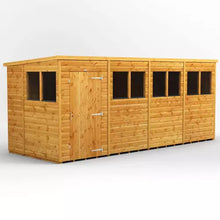 Load image into Gallery viewer, Pent Shed T&G – Customisable Garden Shed with Tongue & Groove Cladding, Heavy-Duty Framing & Quick Delivery-Eclipse Fencing