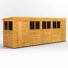 Load image into Gallery viewer, Pent Shed T&G – Customisable Garden Shed with Tongue & Groove Cladding, Heavy-Duty Framing & Quick Delivery-Eclipse Fencing
