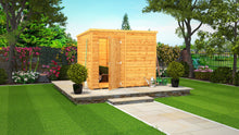 Load image into Gallery viewer, Pent Shed T&G – Customisable Garden Shed with Tongue & Groove Cladding, Heavy-Duty Framing & Quick Delivery-Eclipse Fencing