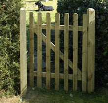 Load image into Gallery viewer, Picket Style Gate Round Top – Elegant Timber Garden Gate-Eclipse Fencing