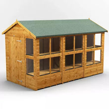 Load image into Gallery viewer, Potting Shed Apex T&G – Customizable Tongue & Groove Garden Shed with Shelving-Eclipse Fencing