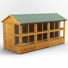 Load image into Gallery viewer, Potting Shed Apex T&G – Customizable Tongue & Groove Garden Shed with Shelving-Eclipse Fencing