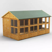 Load image into Gallery viewer, Potting Shed Apex T&G – Customizable Tongue & Groove Garden Shed with Shelving-Eclipse Fencing