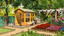 Load image into Gallery viewer, Potting Shed Apex T&G – Customizable Tongue & Groove Garden Shed with Shelving-Eclipse Fencing