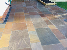 Load image into Gallery viewer, Raj Blend Sandstone Paving Patio Pack – Calibrated 22mm Natural Stone-Eclipse Fencing