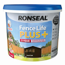 Load image into Gallery viewer, Ronseal Fence Life Plus 5 Litre – Long-Lasting Protection & Vibrant Colour for Fences-Eclipse Fencing