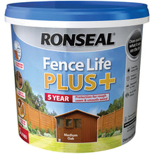 Load image into Gallery viewer, Ronseal Fence Life Plus 5 Litre – Long-Lasting Protection & Vibrant Colour for Fences-Eclipse Fencing