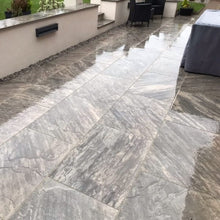 Load image into Gallery viewer, Sagar Black Porcelain 600mm x 900mm x 20mm – Sleek Outdoor Paving Tiles-Eclipse Fencing