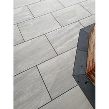 Load image into Gallery viewer, Silver Kandla Grey Porcelain 900mm x 600mm x 20mm – Durable Outdoor Paving Tiles-Eclipse Fencing