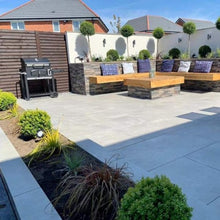 Load image into Gallery viewer, Storm White Porcelain 900mm x 600mm x 20mm – Premium Vitrified Outdoor Porcelain Paving-Eclipse Fencing