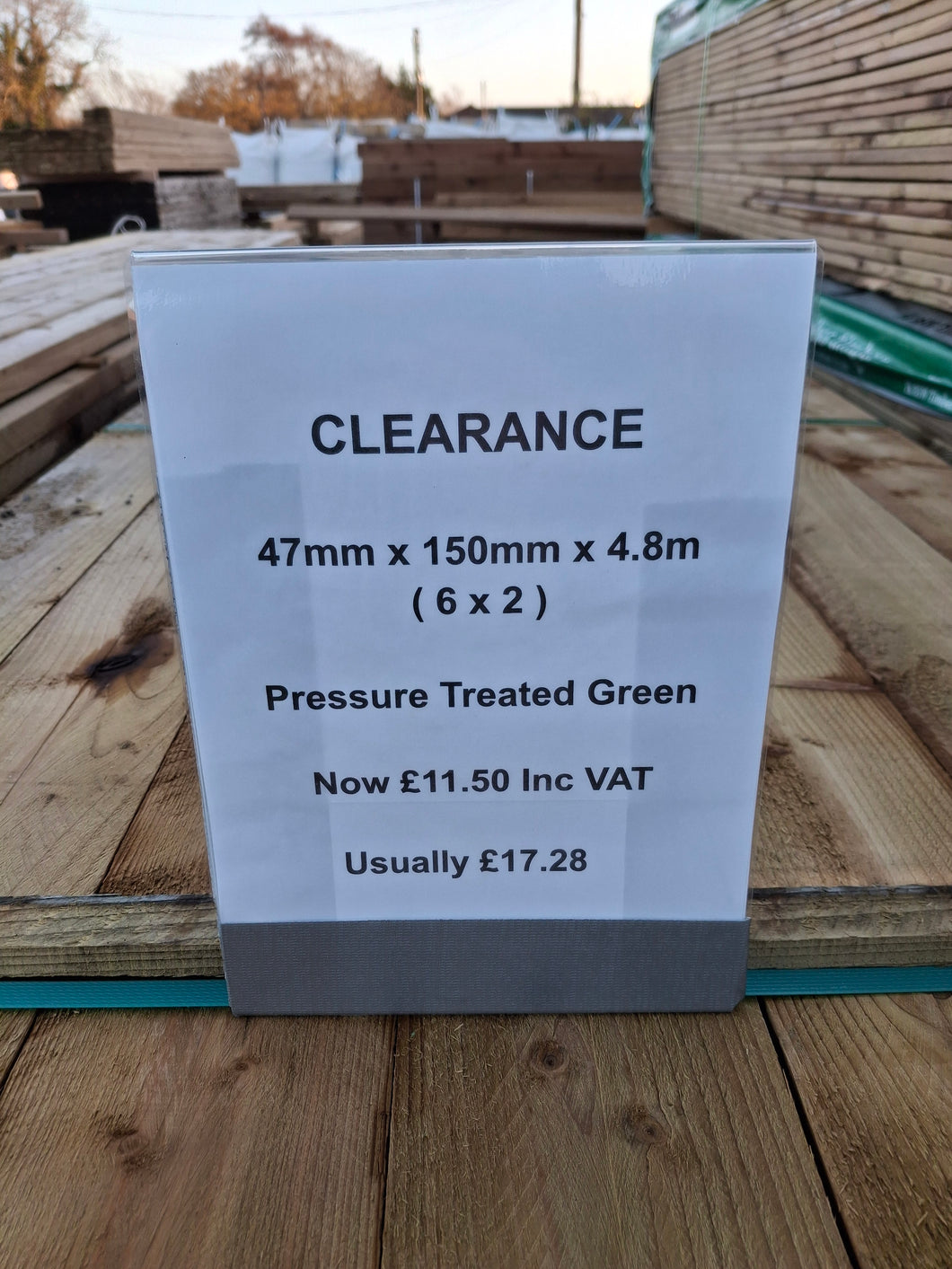 47mm x 150mm x 4.8m Pressure Treated Timber – Clearance Stock-Eclipse Fencing