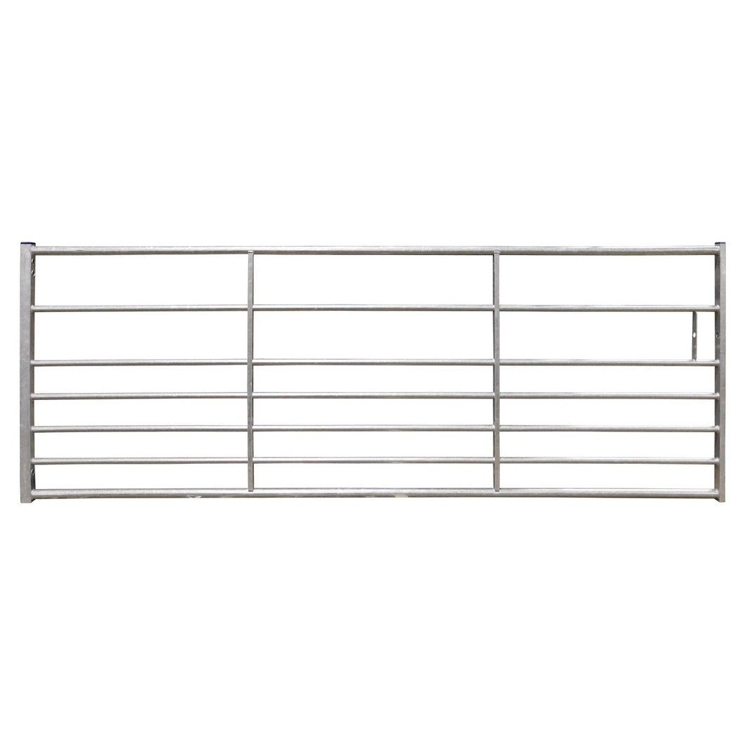 7-Bar Steel Farm Gate with Fixing Kit – Durable Livestock & Property Fence Gate-Eclipse Fencing