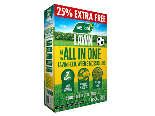 Aftercut All In One Lawn Feed, Weed & Moss Killer 80m² Box-Eclipse Fencing