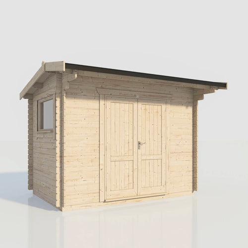 Apex Workshop Log Cabin - 28mm-Eclipse Fencing