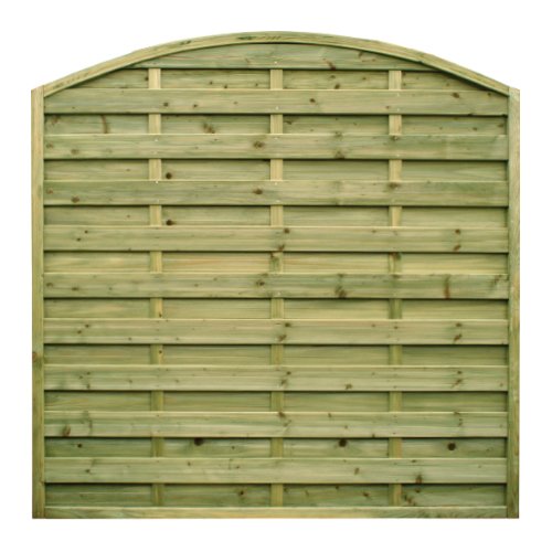 Arched Horizontal Garden Fence Panels 1800mm x 1800mm x 1600mm – Stylish, Durable Outdoor Fencing-Eclipse Fencing