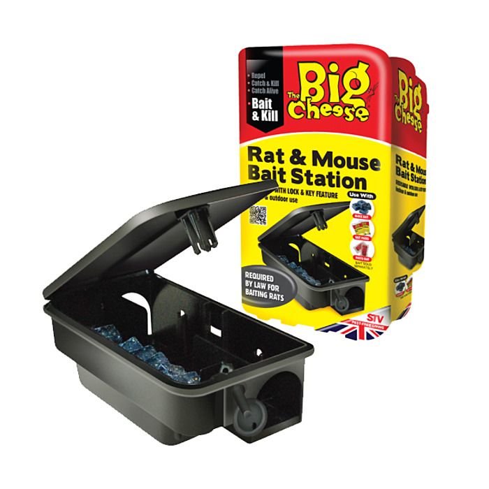 Big Cheese Mouse & Rat Bait Station – Tamper-Resistant Rodent Control-Eclipse Fencing