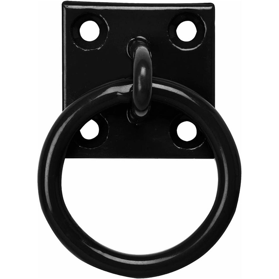Chain Ring on Plate 50mm x 50mm Heavy-Duty Anchor Point for Stables, Garages & Workshops-Eclipse Fencing