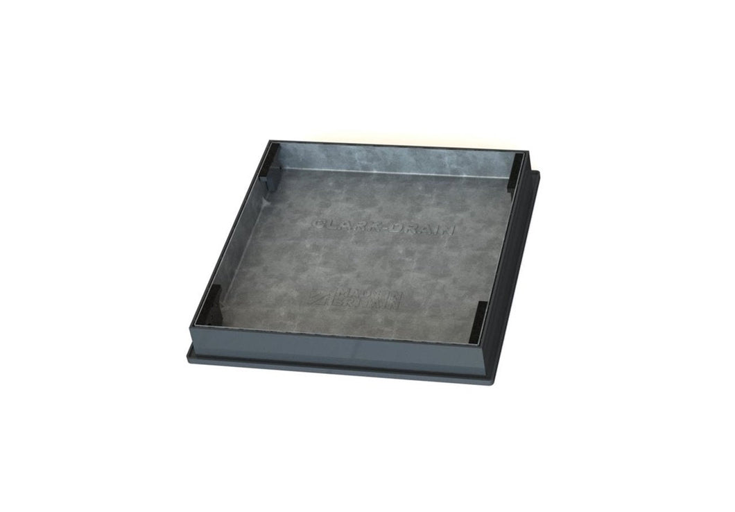Clark Drain CD791R Recessed Manhole Cover & Frame – 600 × 600 × 80 mm (10 T Load Rating-Eclipse Fencing