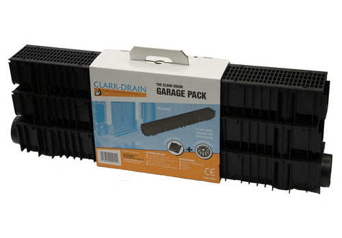 Clarke Drain Domestic Polypropylene Linear Drainage Channel – Garage Pack 3Mtr-Eclipse Fencing