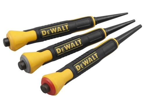 DEWALT Bi-Material Nail Punch Set – 3 Pieces for Precision Nail Work-Eclipse Fencing