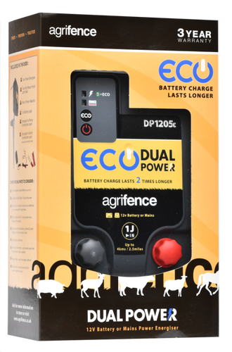 DP1205e Dual Power Eco Electric Fence Energizer – Long-Lasting, Versatile, and Efficient-Eclipse Fencing