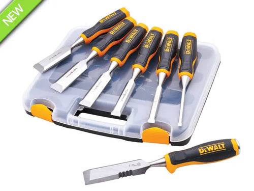 DeWalt 6 Piece Chisel Set With Free Chisel Knife-Eclipse Fencing