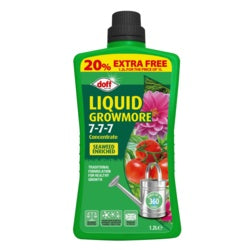 Doff Liquid Growmore Concentrate 1.2L – All-Purpose Liquid Plant Food for Flowers, Vegetables & Shrubs-Eclipse Fencing