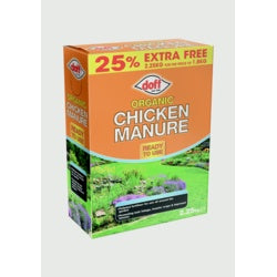 Doff Organic Chicken Manure 2.25kg – Natural Garden Fertiliser for Vegetables, Flowers & Fruit-Eclipse Fencing