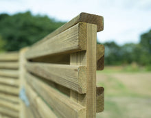 Load image into Gallery viewer, Double Slatted Panel 1.8m x 1.8m Pressure Treated-Eclipse Fencing
