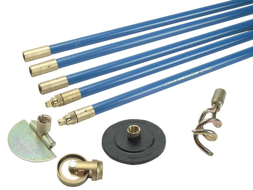 Drain Rod Set 4 Tools Lockfast 3/4in ** HIRE **-Eclipse Fencing
