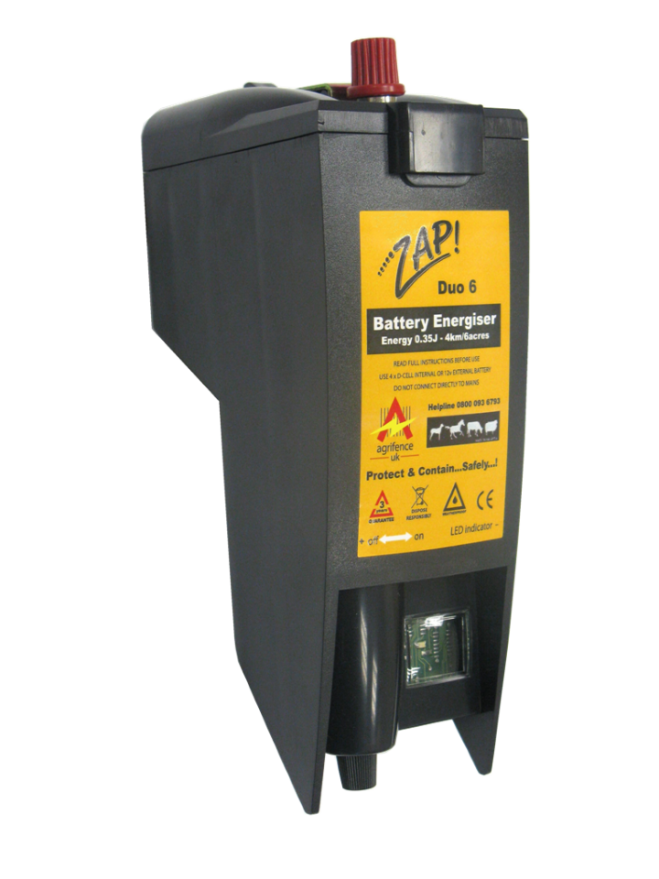 Duo 6 Electric Fence Energizer – Portable and Versatile for Equestrian Use-Eclipse Fencing